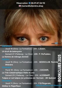 BOOKCLUBS deuxième semestre 2025
