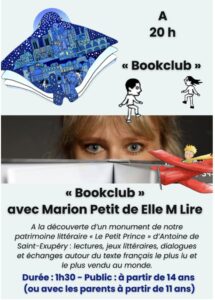 affiche pour la nuit de la lecture à Longvic 25-01-25